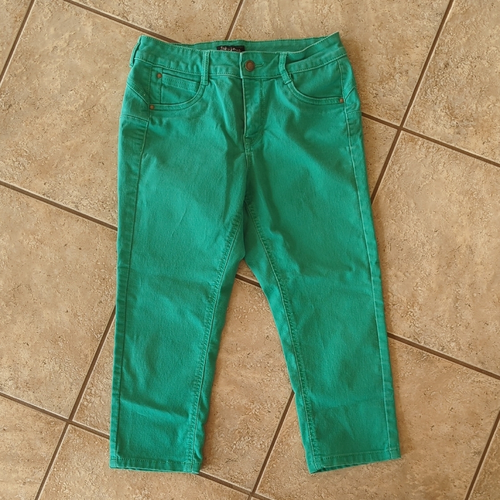 Green Capri Suko Jeans